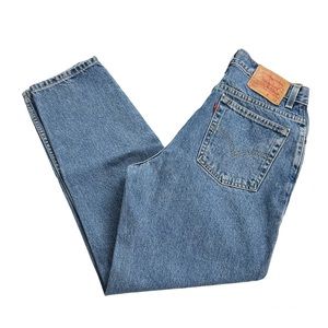 Vintage Levi’s 550 Relaxed Fit Tapered Leg Jeans Womens Size 12 Medium Wash